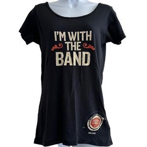 Southern Comfort Graphic T Shirt Short Sleeve “I’m With the Band” Womens Large